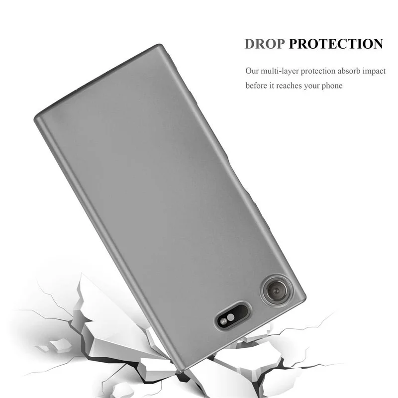 Cadorabo Hülle kompatibel mit Sony Xperia XZ1 COMPACT Schutzhülle aus flexiblem TPU Silikon