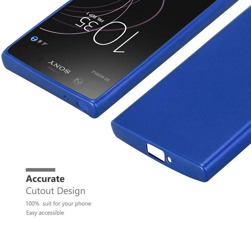 Cadorabo Hülle kompatibel mit Sony Xperia XZ1 COMPACT Schutzhülle aus flexiblem TPU Silikon