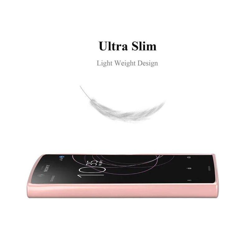 Cadorabo Hülle kompatibel mit Sony Xperia XZ1 COMPACT Schutzhülle aus flexiblem TPU Silikon