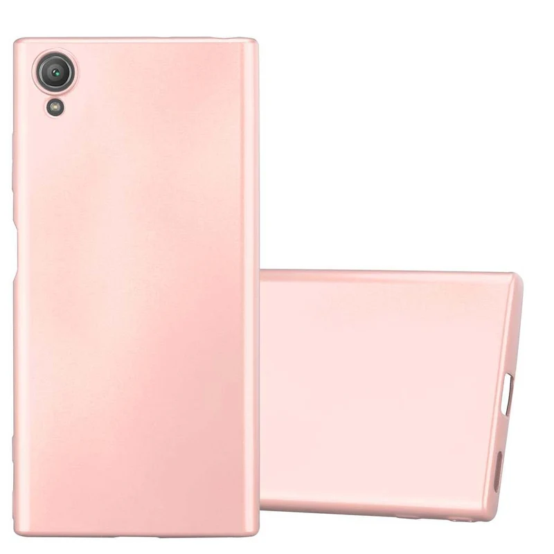 Cadorabo Hülle kompatibel mit Sony Xperia XA1 PLUS Schutzhülle aus flexiblem TPU Silikon