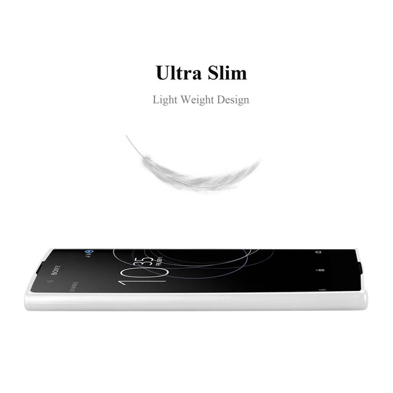 Cadorabo Hülle kompatibel mit Sony Xperia XA1 PLUS Schutzhülle aus flexiblem TPU Silikon