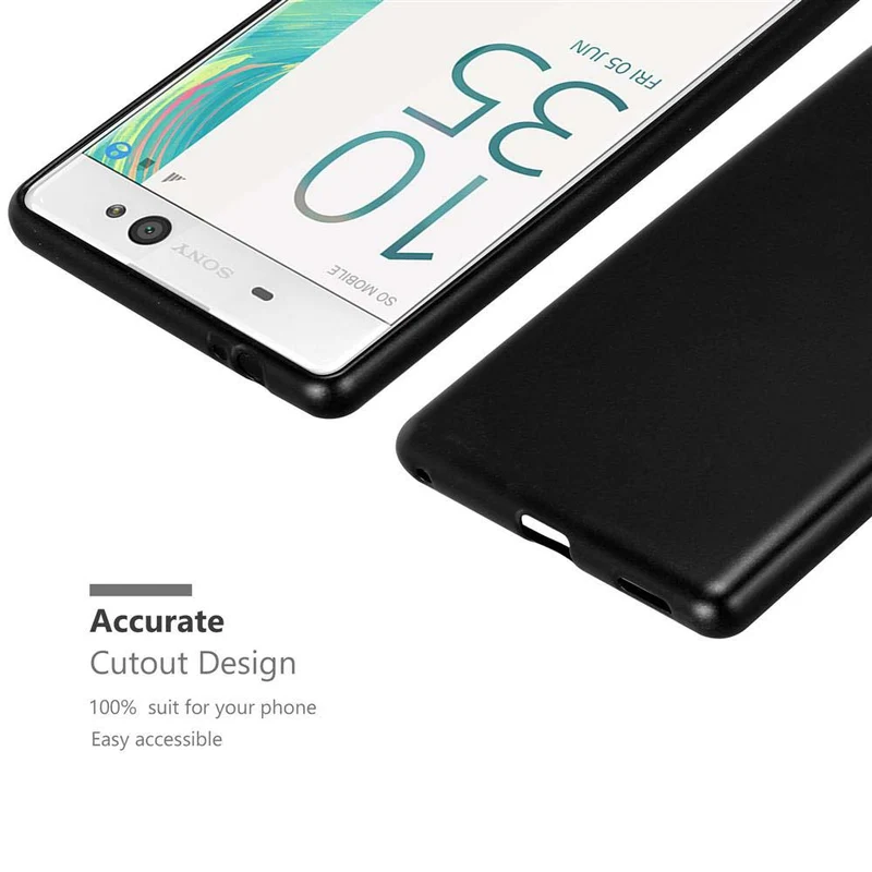 Cadorabo Hülle kompatibel mit Sony Xperia XA ULTRA Schutzhülle aus flexiblem TPU Silikon