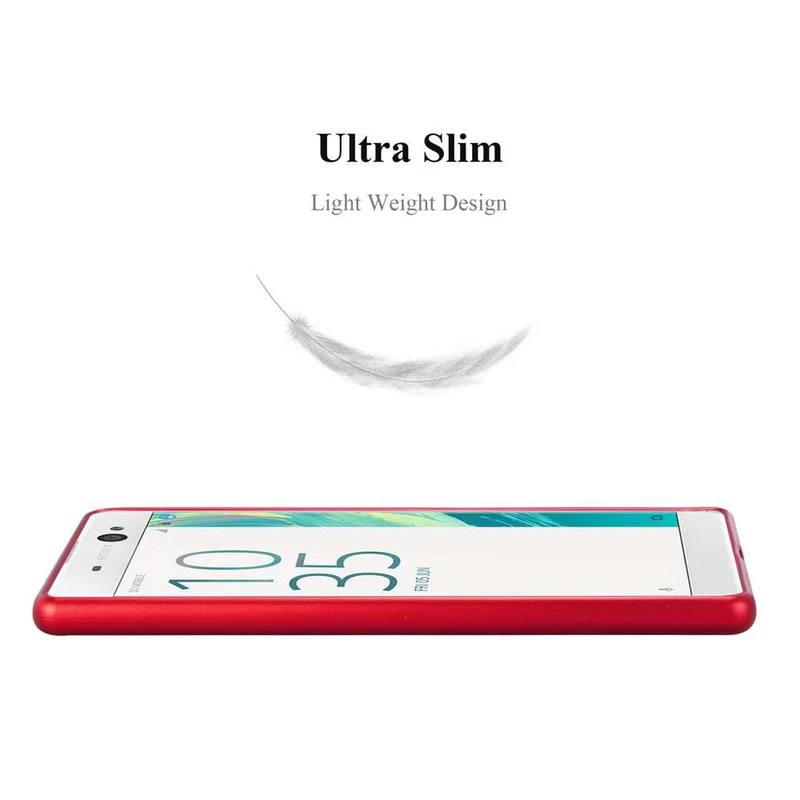 Cadorabo Hülle kompatibel mit Sony Xperia XA ULTRA Schutzhülle aus flexiblem TPU Silikon