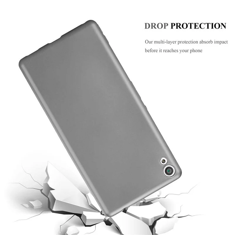 Cadorabo Hülle kompatibel mit Sony Xperia XA ULTRA Schutzhülle aus flexiblem TPU Silikon