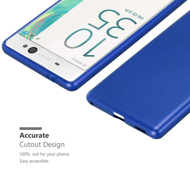 Cadorabo Hülle kompatibel mit Sony Xperia XA ULTRA Schutzhülle aus flexiblem TPU Silikon