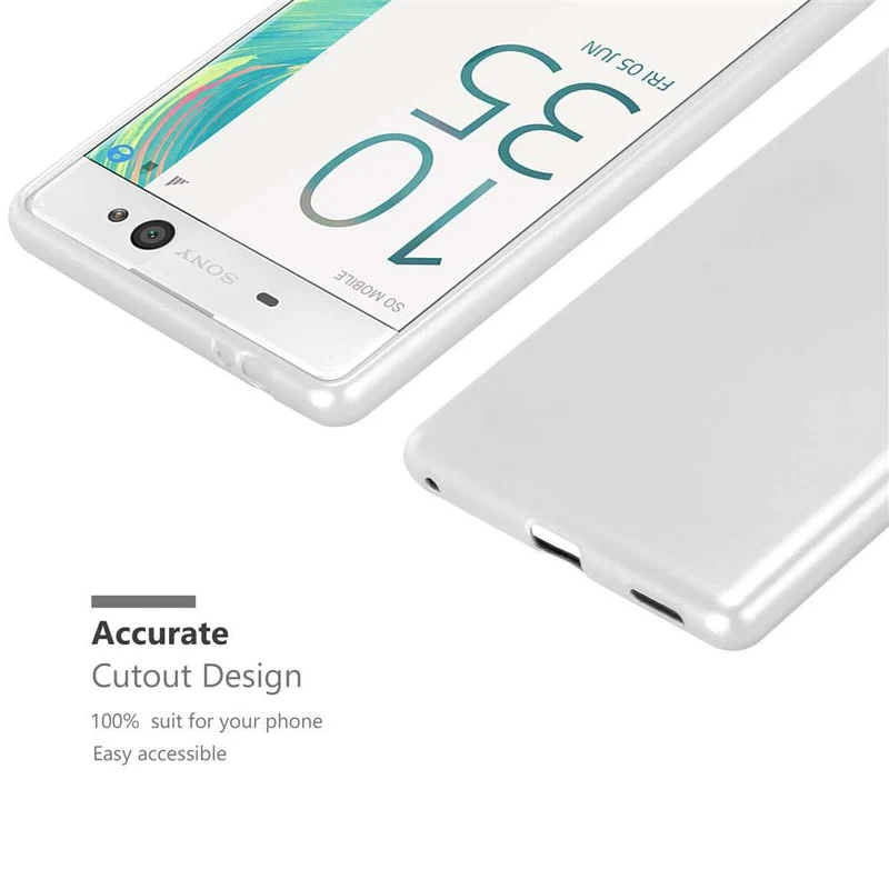 Cadorabo Hülle kompatibel mit Sony Xperia XA ULTRA Schutzhülle aus flexiblem TPU Silikon