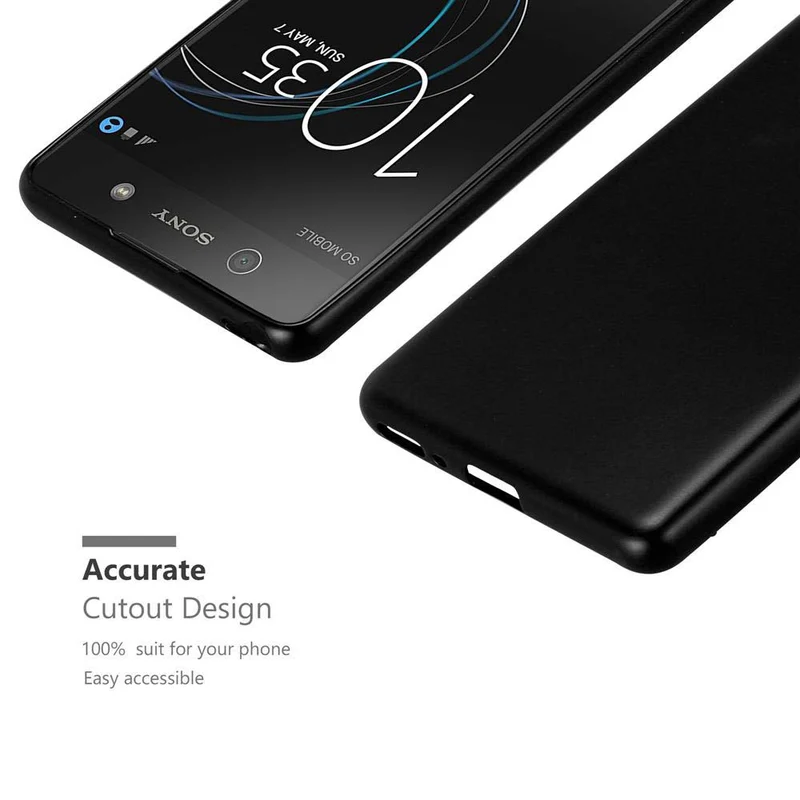 Cadorabo Hülle kompatibel mit Sony Xperia XA Schutzhülle aus flexiblem TPU Silikon