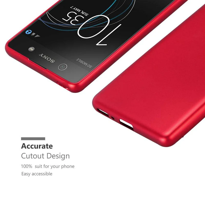 Cadorabo Hülle kompatibel mit Sony Xperia XA Schutzhülle aus flexiblem TPU Silikon
