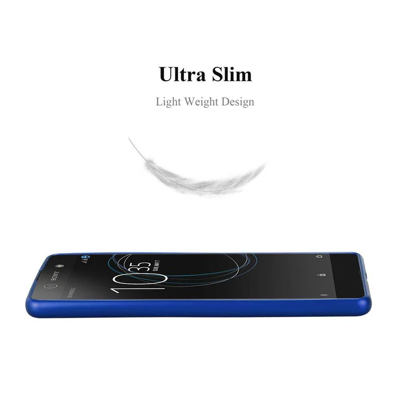 Cadorabo Hülle kompatibel mit Sony Xperia XA Schutzhülle aus flexiblem TPU Silikon