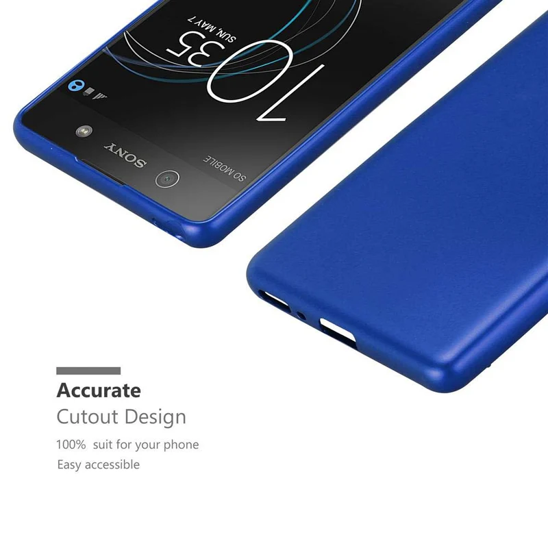Cadorabo Hülle kompatibel mit Sony Xperia XA Schutzhülle aus flexiblem TPU Silikon