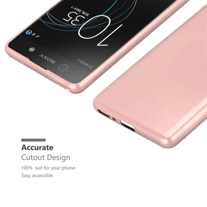Cadorabo Hülle kompatibel mit Sony Xperia XA Schutzhülle aus flexiblem TPU Silikon