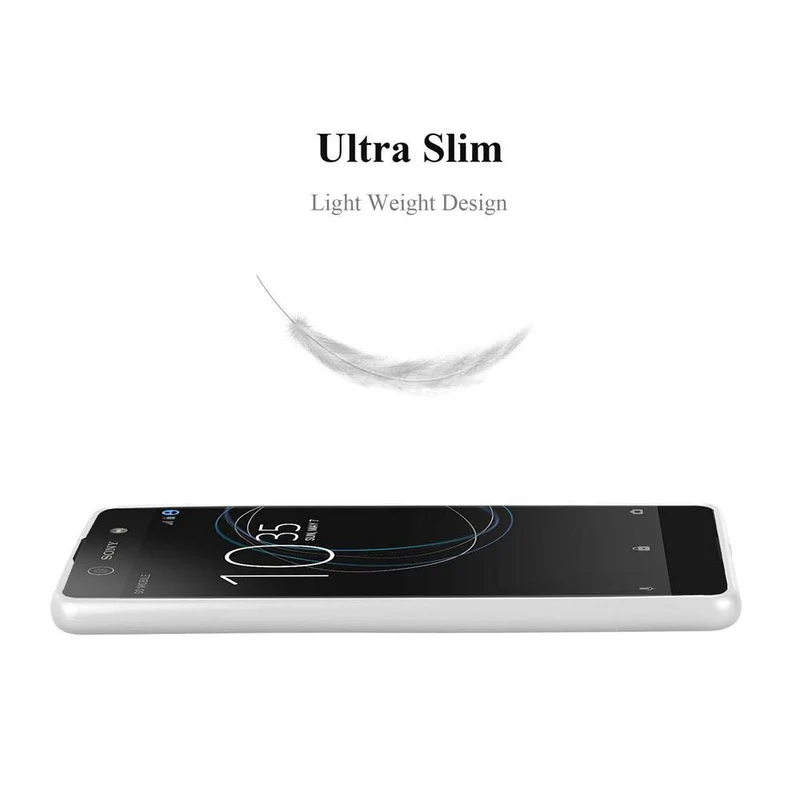 Cadorabo Hülle kompatibel mit Sony Xperia XA Schutzhülle aus flexiblem TPU Silikon