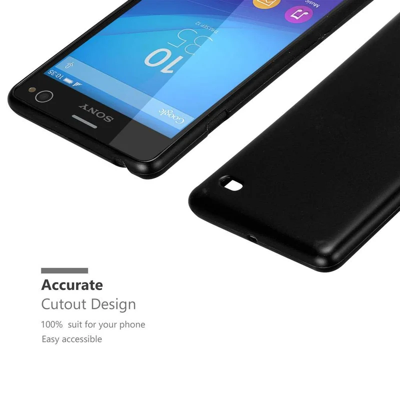 Cadorabo Hülle kompatibel mit Sony Xperia C4 Schutzhülle aus flexiblem TPU Silikon