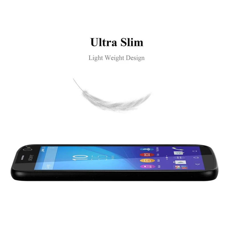 Cadorabo Hülle kompatibel mit Sony Xperia C4 Schutzhülle aus flexiblem TPU Silikon