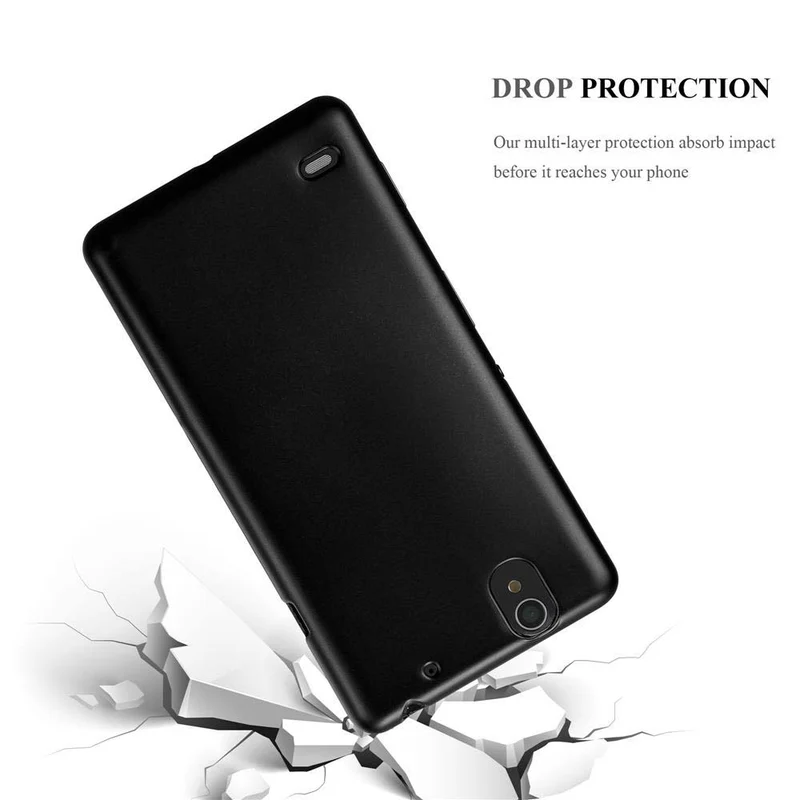 Cadorabo Hülle kompatibel mit Sony Xperia C4 Schutzhülle aus flexiblem TPU Silikon