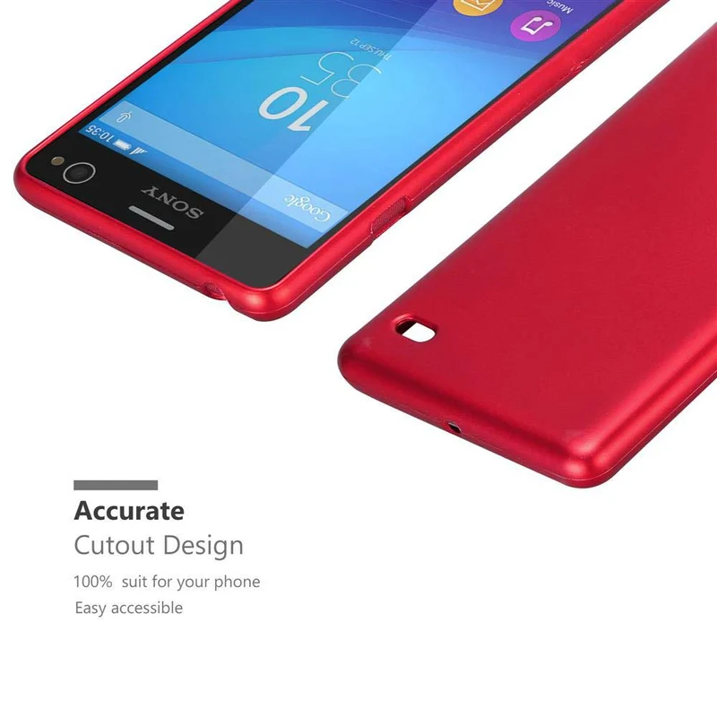 Cadorabo Hülle kompatibel mit Sony Xperia C4 Schutzhülle aus flexiblem TPU Silikon