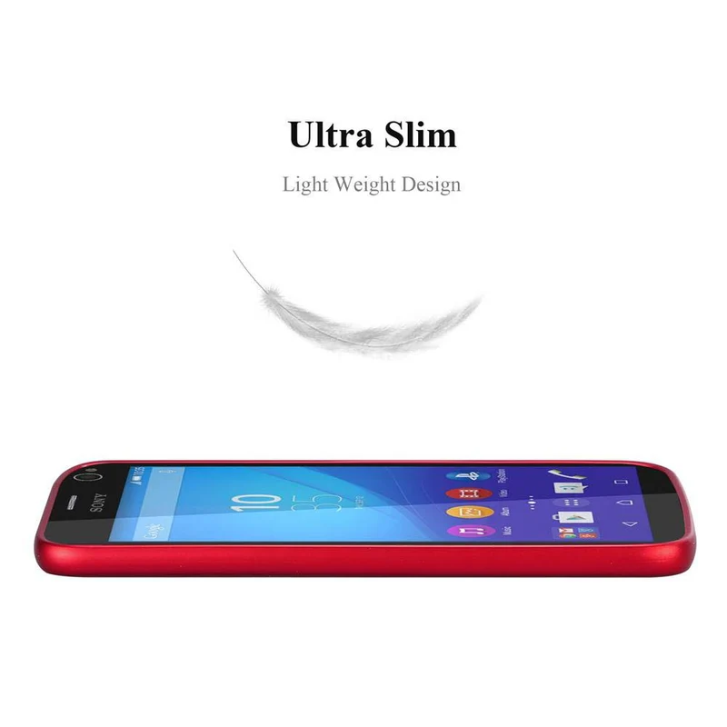 Cadorabo Hülle kompatibel mit Sony Xperia C4 Schutzhülle aus flexiblem TPU Silikon