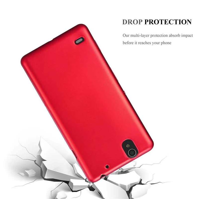 Cadorabo Hülle kompatibel mit Sony Xperia C4 Schutzhülle aus flexiblem TPU Silikon
