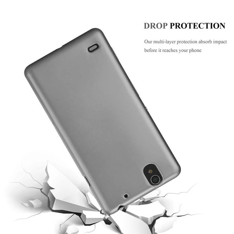 Cadorabo Hülle kompatibel mit Sony Xperia C4 Schutzhülle aus flexiblem TPU Silikon