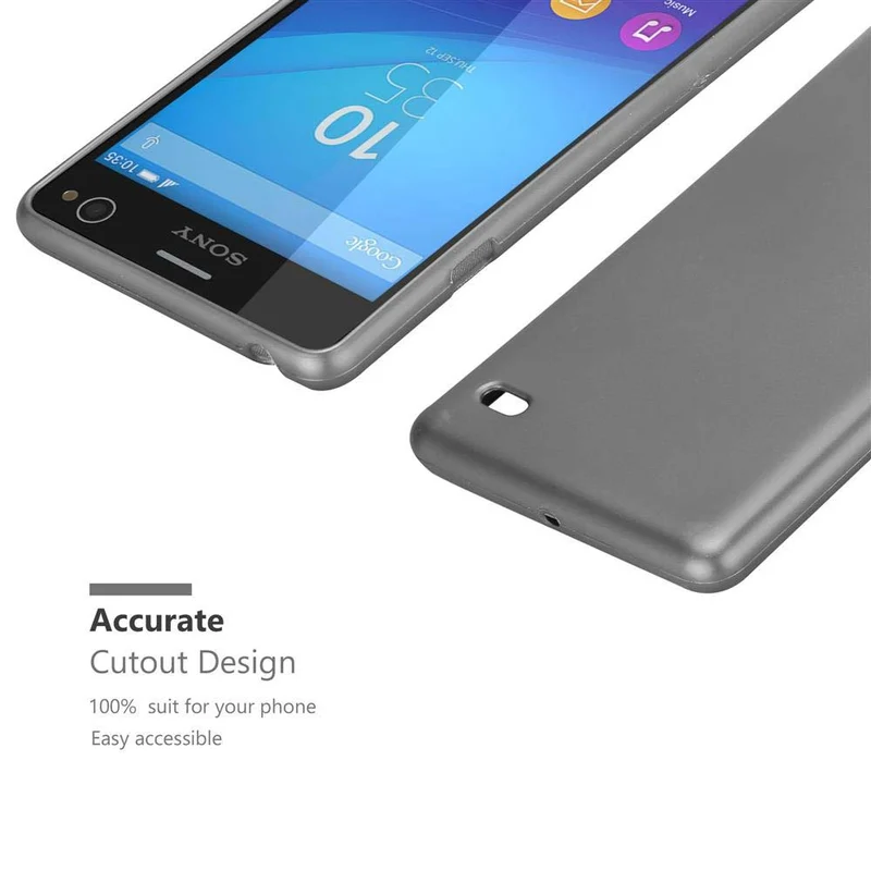 Cadorabo Hülle kompatibel mit Sony Xperia C4 Schutzhülle aus flexiblem TPU Silikon