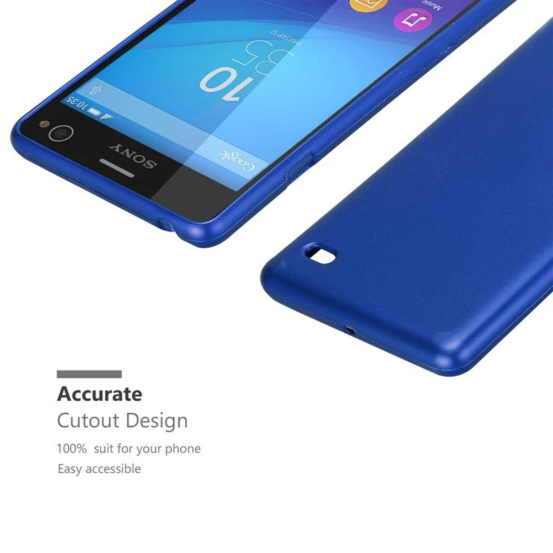 Cadorabo Hülle kompatibel mit Sony Xperia C4 Schutzhülle aus flexiblem TPU Silikon