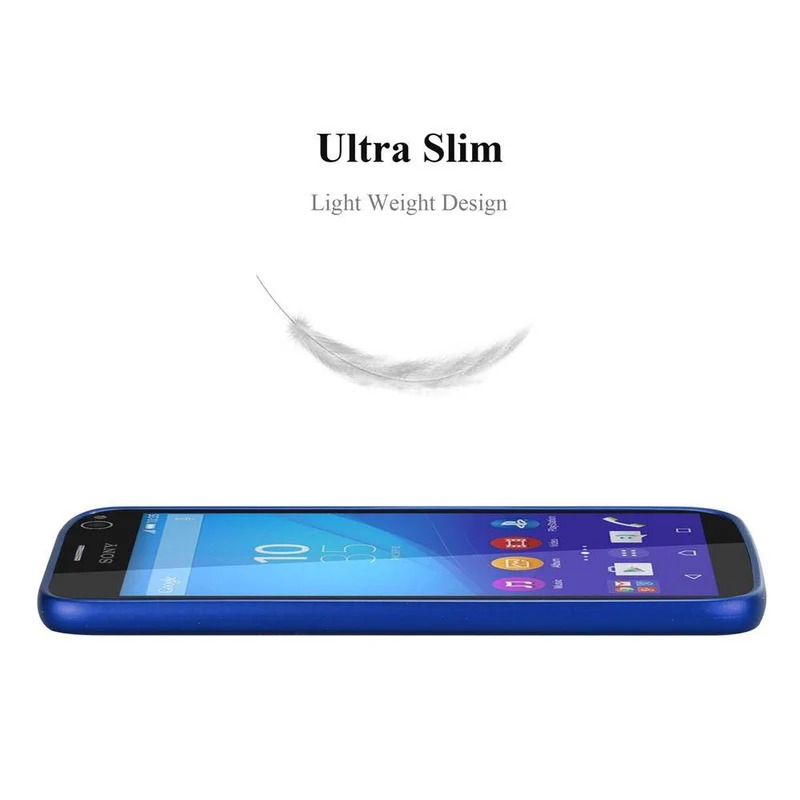 Cadorabo Hülle kompatibel mit Sony Xperia C4 Schutzhülle aus flexiblem TPU Silikon