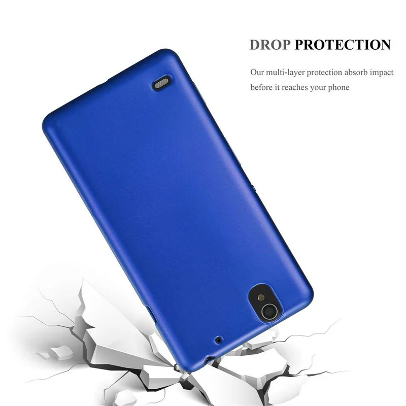 Cadorabo Hülle kompatibel mit Sony Xperia C4 Schutzhülle aus flexiblem TPU Silikon