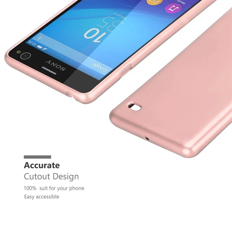 Cadorabo Hülle kompatibel mit Sony Xperia C4 Schutzhülle aus flexiblem TPU Silikon