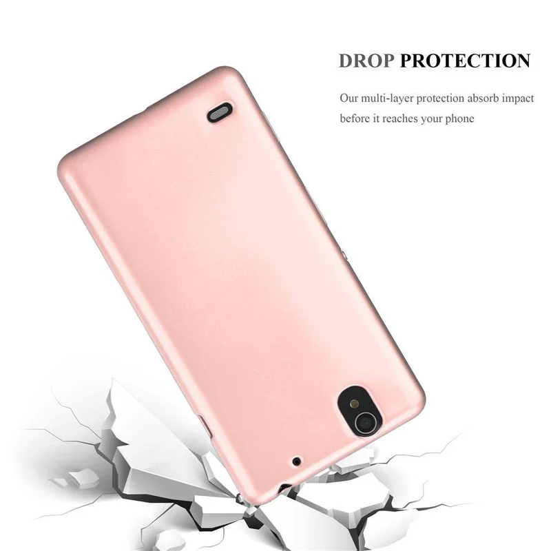 Cadorabo Hülle kompatibel mit Sony Xperia C4 Schutzhülle aus flexiblem TPU Silikon