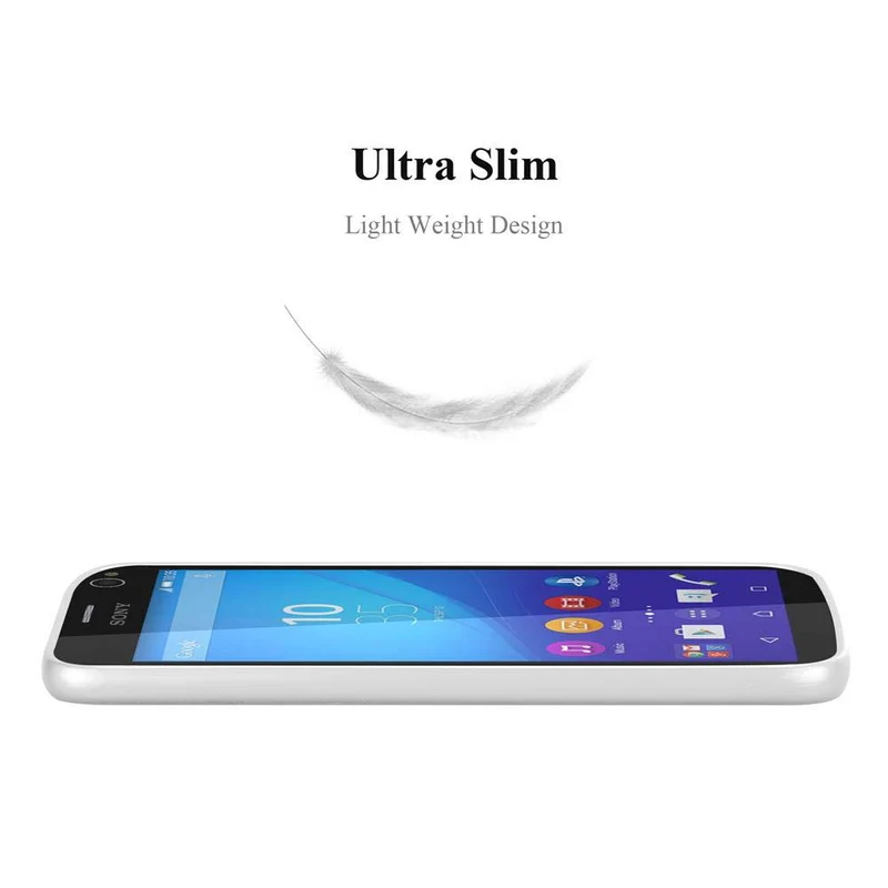 Cadorabo Hülle kompatibel mit Sony Xperia C4 Schutzhülle aus flexiblem TPU Silikon