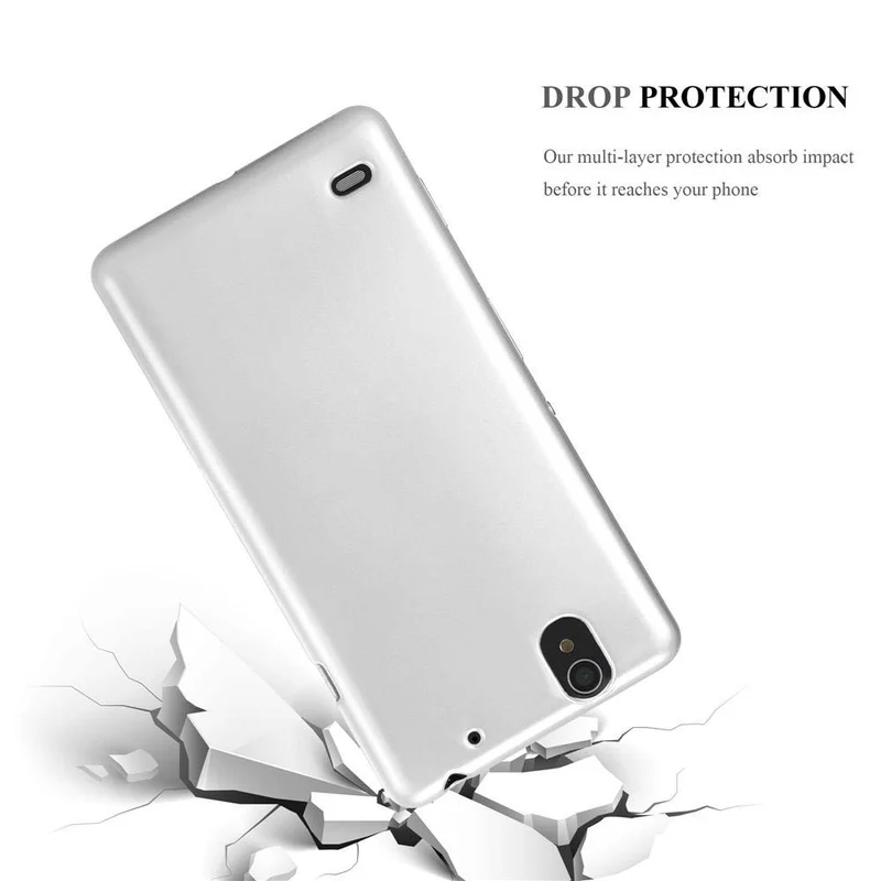 Cadorabo Hülle kompatibel mit Sony Xperia C4 Schutzhülle aus flexiblem TPU Silikon