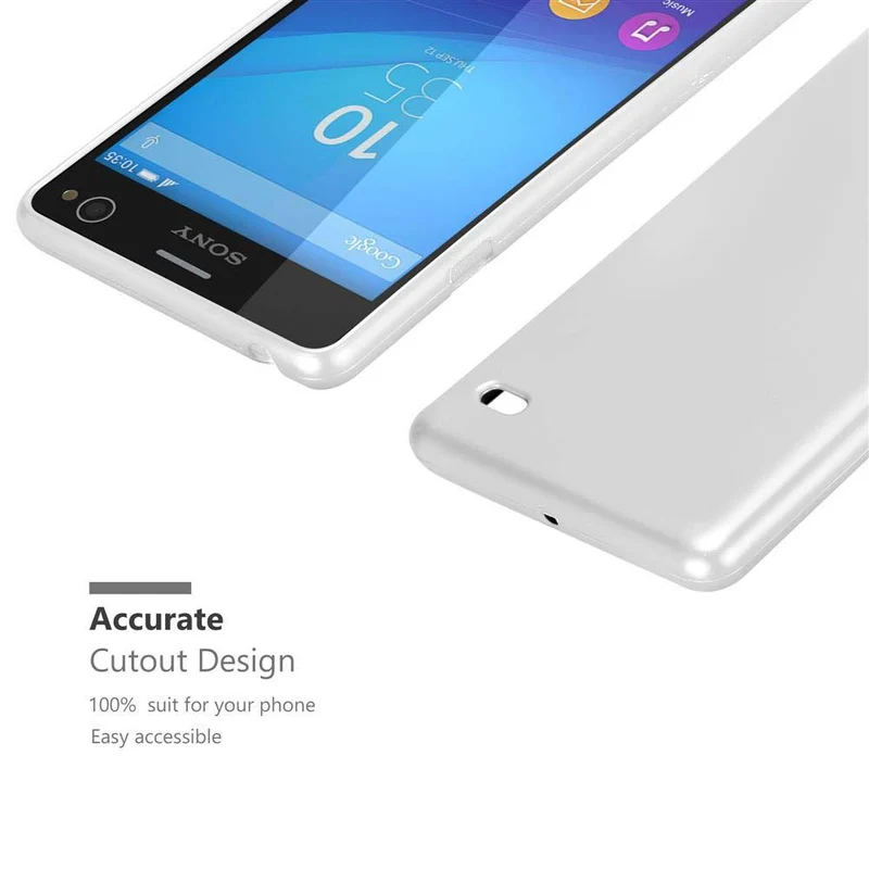 Cadorabo Hülle kompatibel mit Sony Xperia C4 Schutzhülle aus flexiblem TPU Silikon