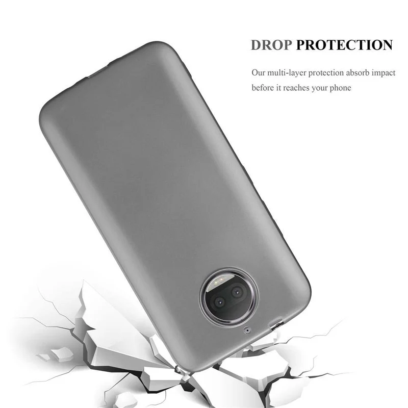 Cadorabo Hülle kompatibel mit Motorola MOTO G5S PLUS Schutzhülle aus flexiblem TPU Silikon