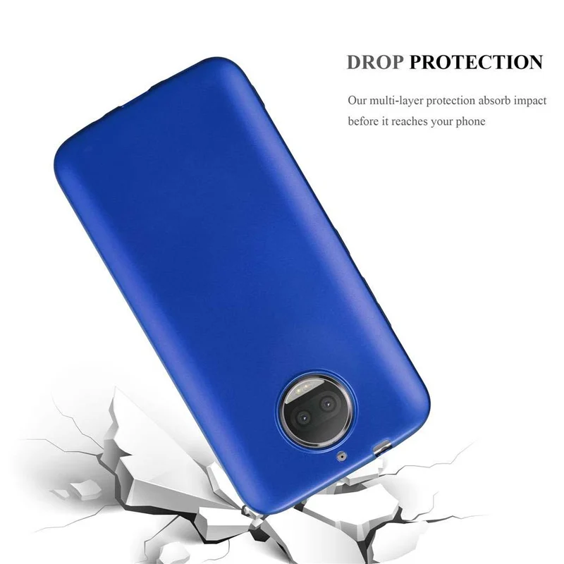 Cadorabo Hülle kompatibel mit Motorola MOTO G5S PLUS Schutzhülle aus flexiblem TPU Silikon
