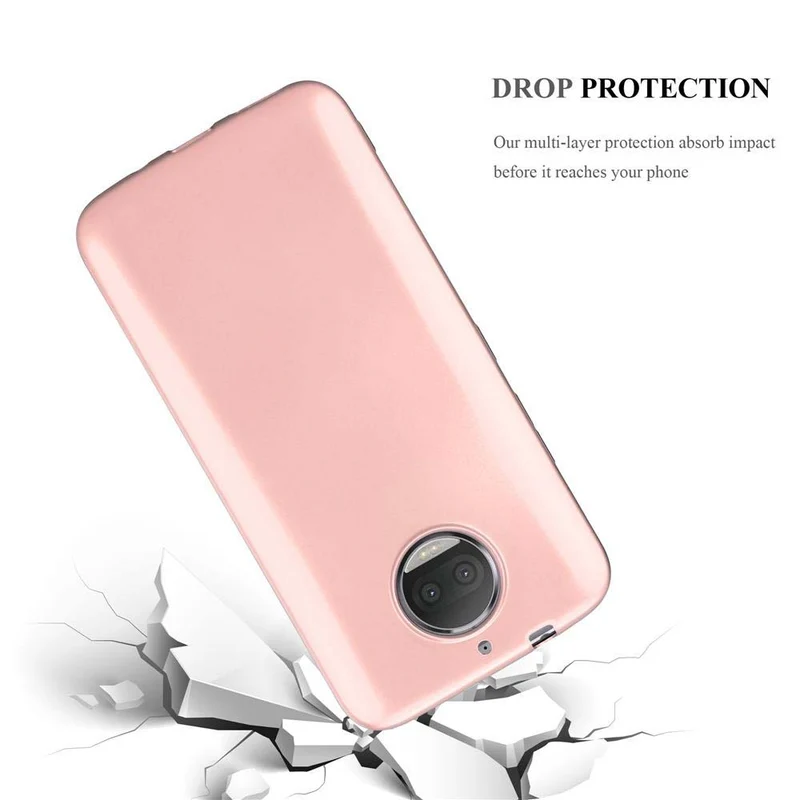 Cadorabo Hülle kompatibel mit Motorola MOTO G5S PLUS Schutzhülle aus flexiblem TPU Silikon