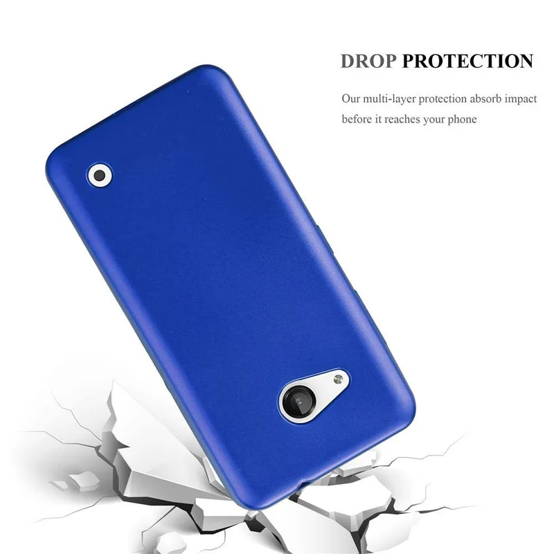 Cadorabo Hülle kompatibel mit Nokia Lumia 550 Schutzhülle aus flexiblem TPU Silikon
