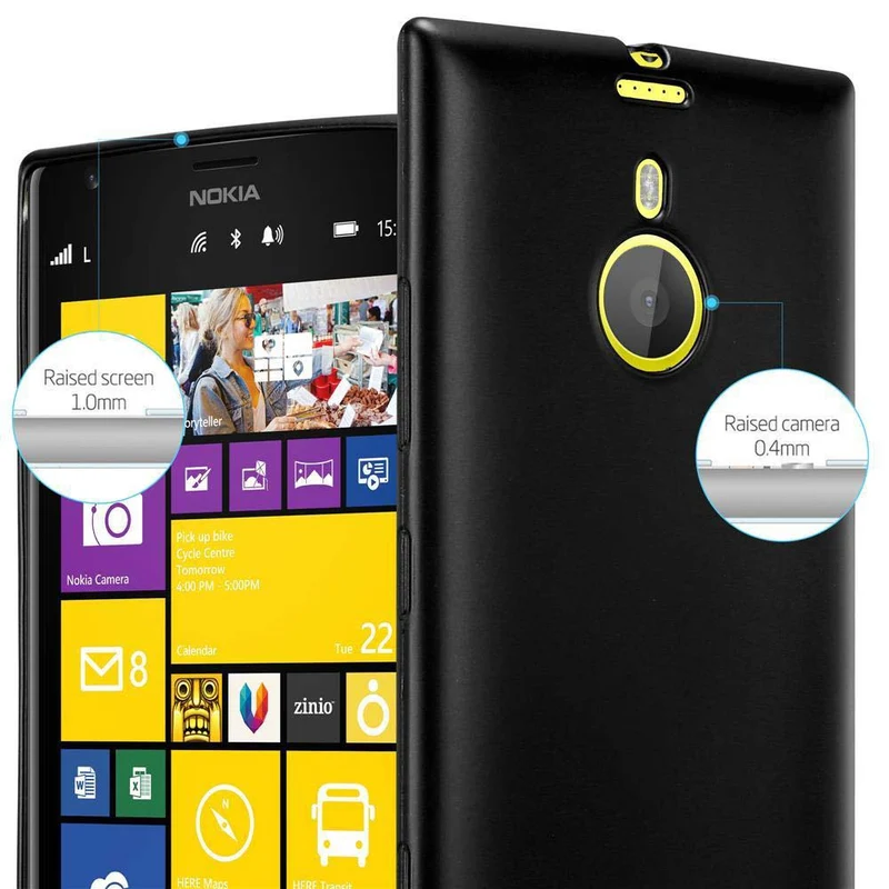Cadorabo Hülle kompatibel mit Nokia Lumia 1520 Schutzhülle aus flexiblem TPU Silikon