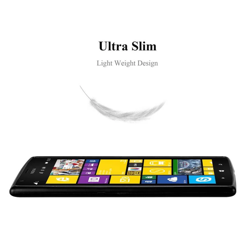 Cadorabo Hülle kompatibel mit Nokia Lumia 1520 Schutzhülle aus flexiblem TPU Silikon