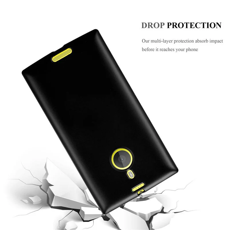 Cadorabo Hülle kompatibel mit Nokia Lumia 1520 Schutzhülle aus flexiblem TPU Silikon