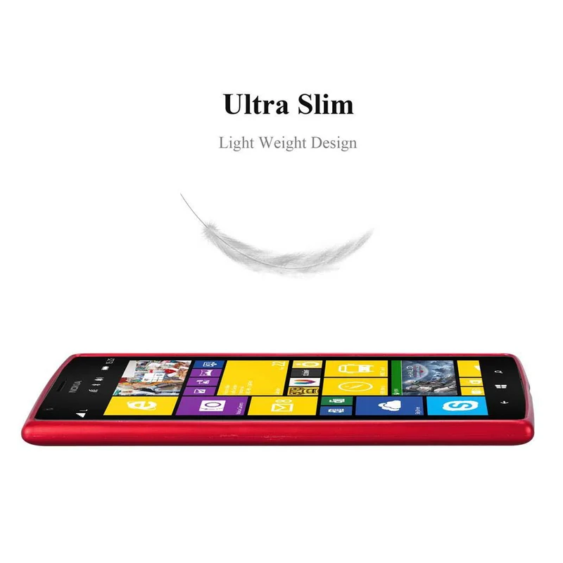Cadorabo Hülle kompatibel mit Nokia Lumia 1520 Schutzhülle aus flexiblem TPU Silikon