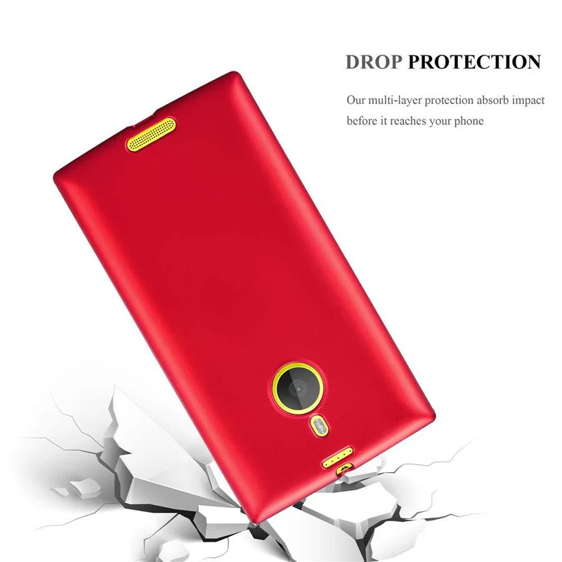 Cadorabo Hülle kompatibel mit Nokia Lumia 1520 Schutzhülle aus flexiblem TPU Silikon