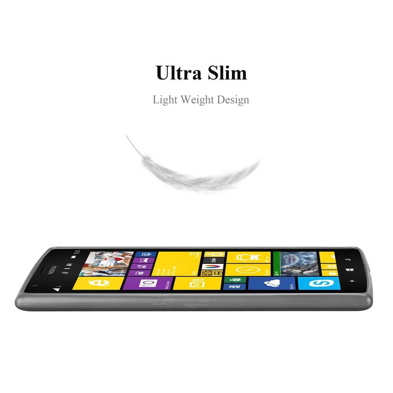 Cadorabo Hülle kompatibel mit Nokia Lumia 1520 Schutzhülle aus flexiblem TPU Silikon