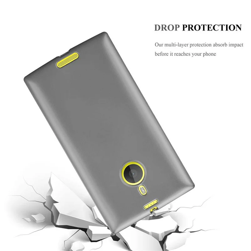 Cadorabo Hülle kompatibel mit Nokia Lumia 1520 Schutzhülle aus flexiblem TPU Silikon