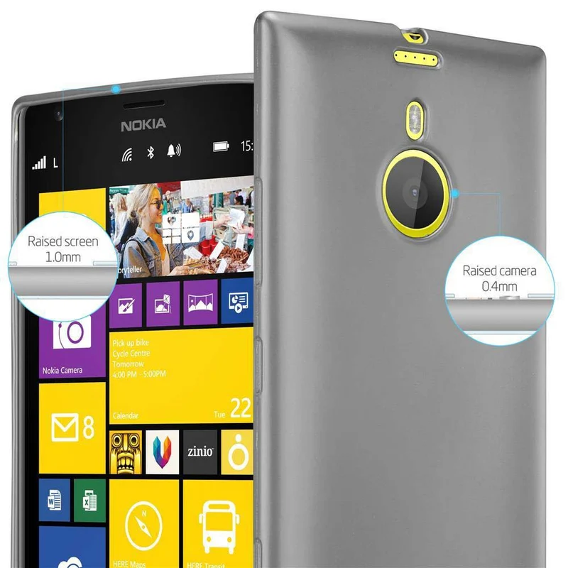 Cadorabo Hülle kompatibel mit Nokia Lumia 1520 Schutzhülle aus flexiblem TPU Silikon