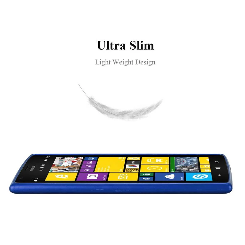 Cadorabo Hülle kompatibel mit Nokia Lumia 1520 Schutzhülle aus flexiblem TPU Silikon