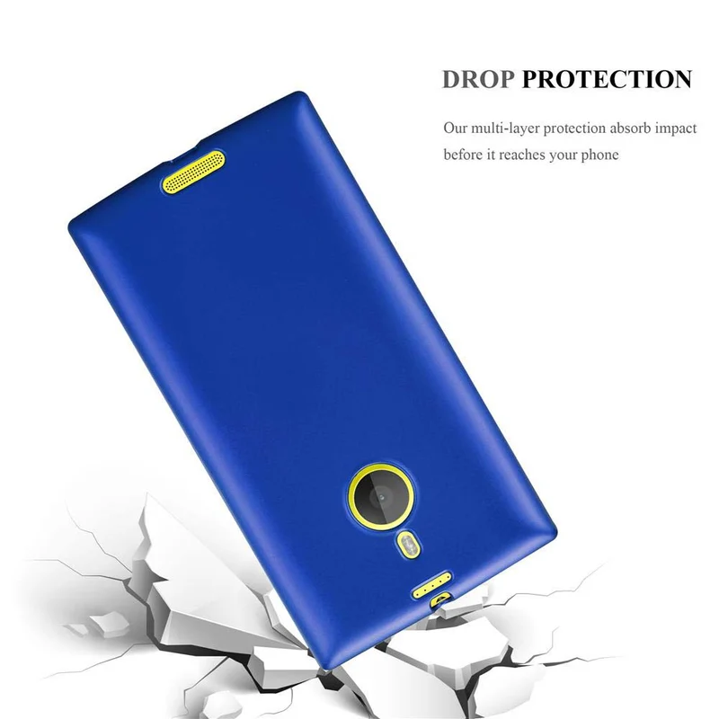 Cadorabo Hülle kompatibel mit Nokia Lumia 1520 Schutzhülle aus flexiblem TPU Silikon