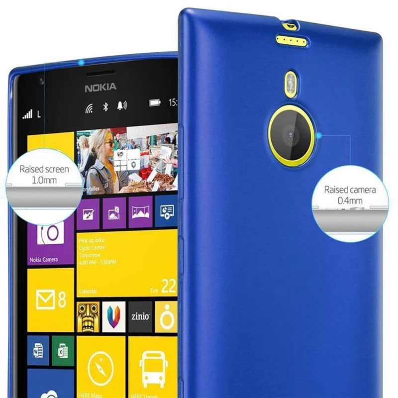 Cadorabo Hülle kompatibel mit Nokia Lumia 1520 Schutzhülle aus flexiblem TPU Silikon