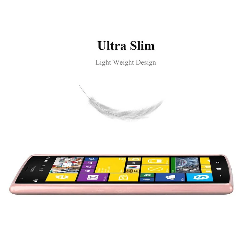 Cadorabo Hülle kompatibel mit Nokia Lumia 1520 Schutzhülle aus flexiblem TPU Silikon