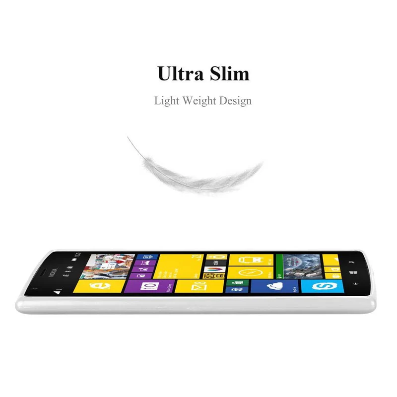 Cadorabo Hülle kompatibel mit Nokia Lumia 1520 Schutzhülle aus flexiblem TPU Silikon