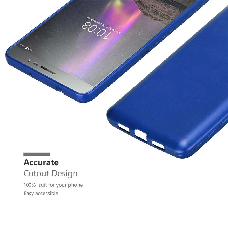 Cadorabo Hülle kompatibel mit Lenovo P2 Schutzhülle aus flexiblem TPU Silikon
